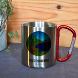 Personalised Fishing Mug with unique carabiner handle