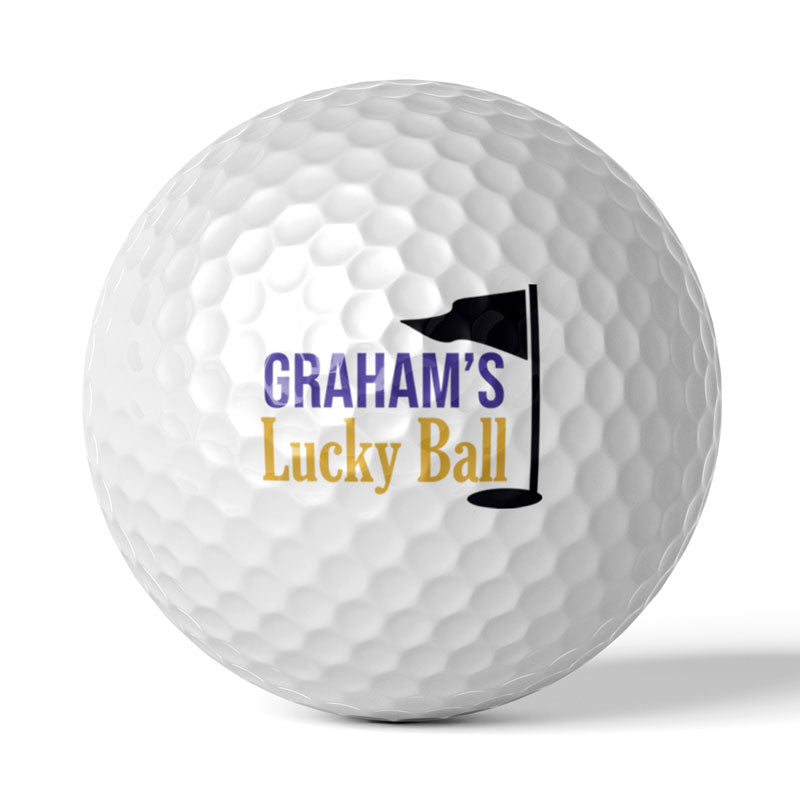 Personalised Lucky Golf Ball Any Name