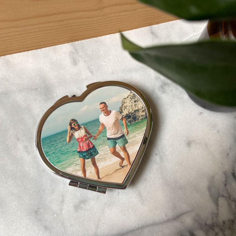 Personalised Photo Compact Mirror Mirror Always Personal 