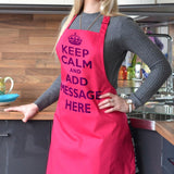 Personalised Keep Calm and Carry On Apron Apron Always Personal 