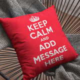 Personalised Keep Calm Cushion Cushion Always Personal 