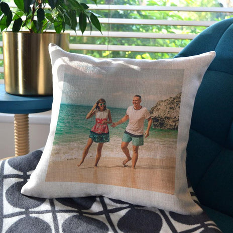 personalised photo print cushion Always Personal 