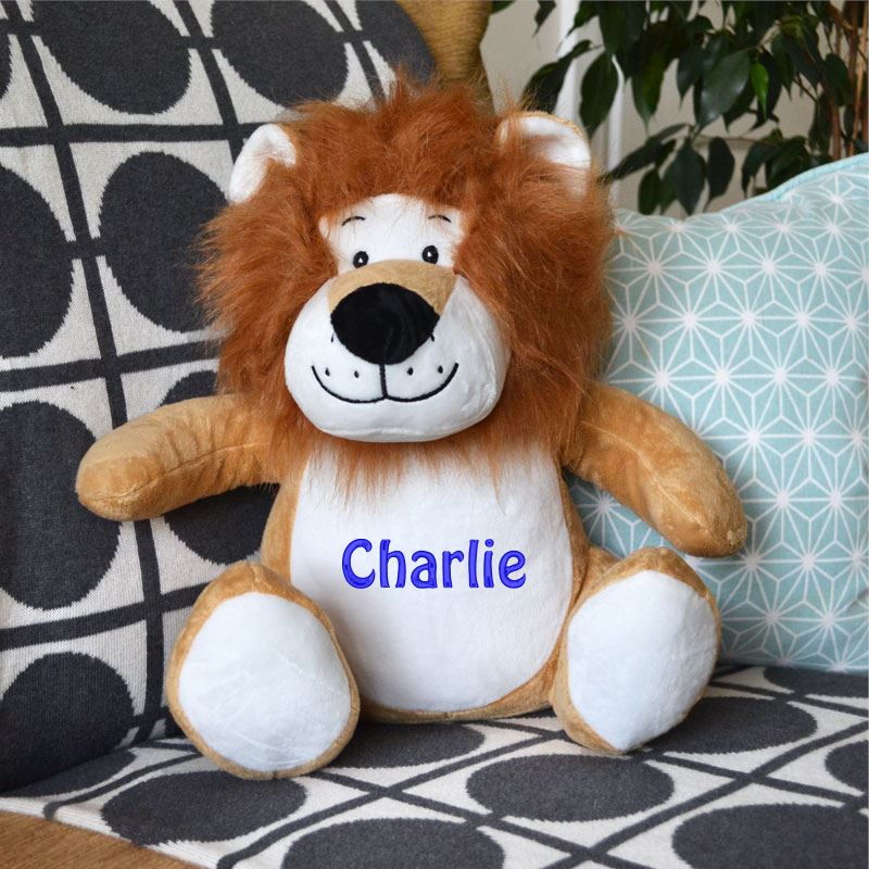 Personalised Embroidered Name Lion Teddy Bear Teddy Bear Always Personal 