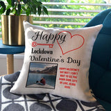 Personalised Lockdown Valentine's Day Cushion Photo Cushion Always Personal 