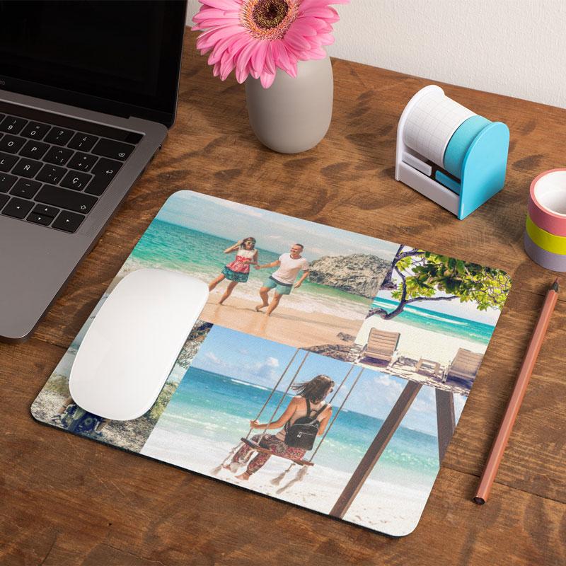 Photo collage mouse mat