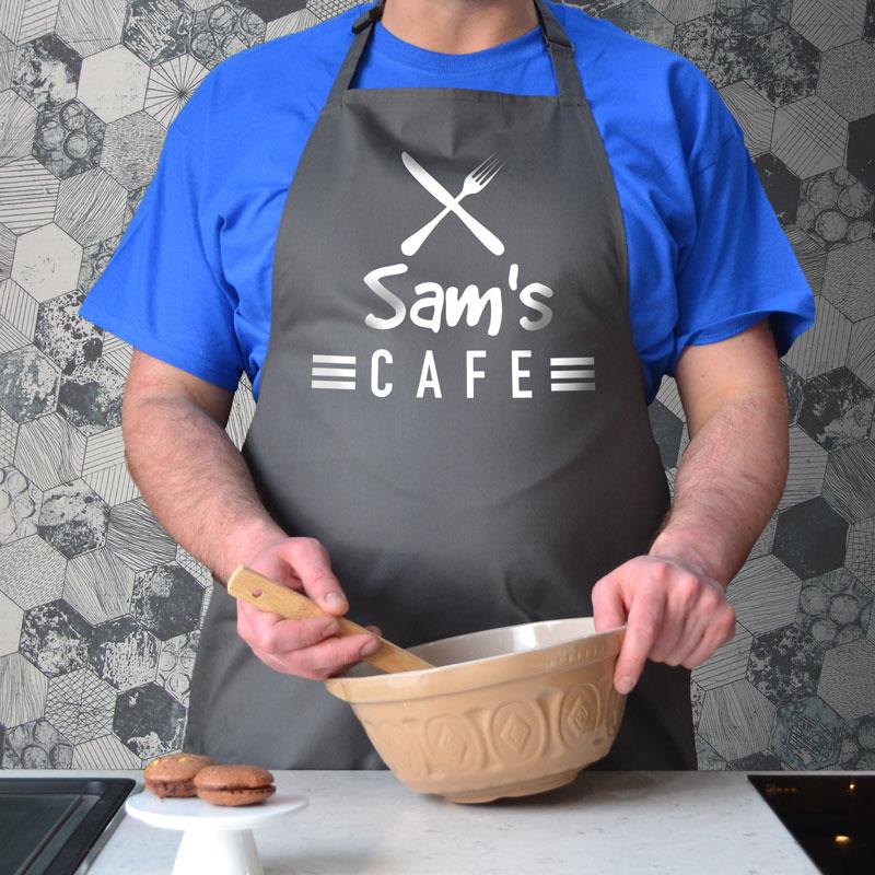 Personalised Printed Cafe Apron Apron Always Personal 