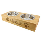 Personalised pet bowl suitable for dogs and cats