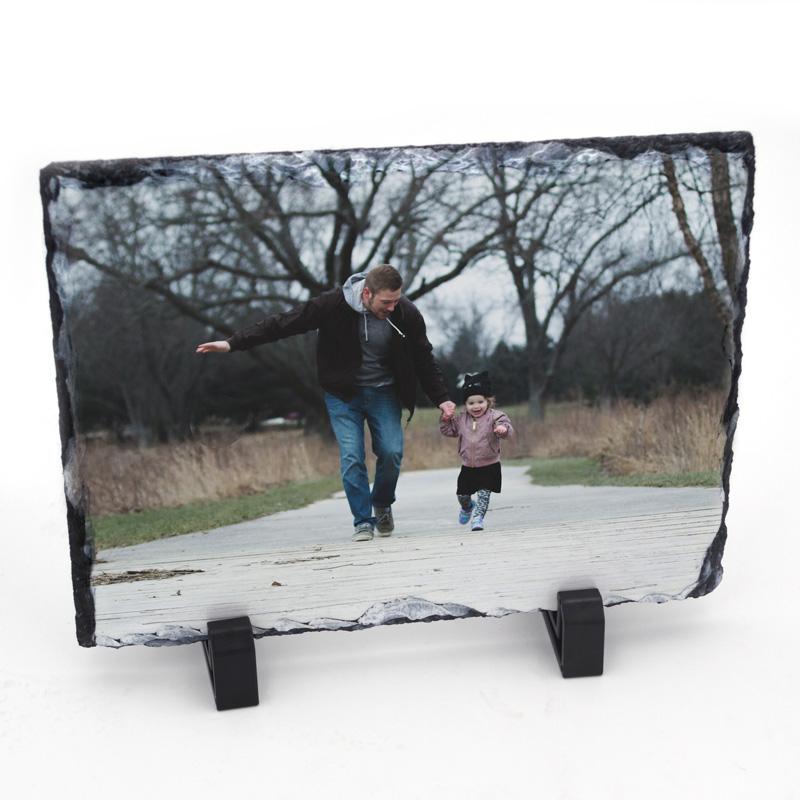 Personalised Rectangle Photo Slate Small or Large Photo Slate Always Personal 