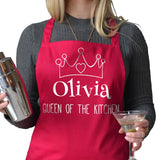 Personalised Printed Queen of the Kitchen Apron Apron Always Personal 