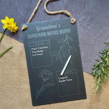 Personalised Slate Gardening Notice Board Sign Always Personal 