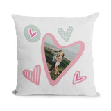 Personalised Romantic Heart Photo Cushion Cushion Always Personal 