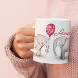 Personalised Valentine's Day Elephant Mug Mug Always Personal 