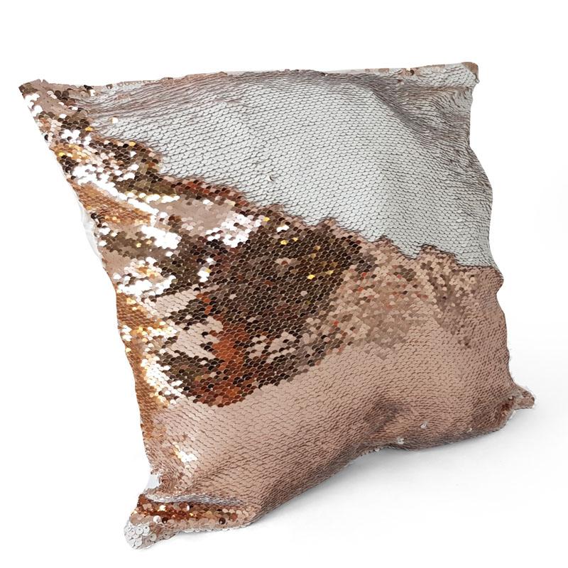 Reversible sequin cushion personalised sales