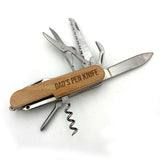 Personalised Engraved Pen Knife with Wooden Handle Pen Knife Always Personal 