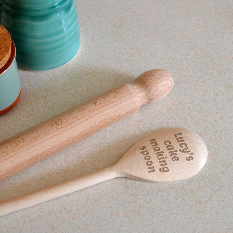 Personalised Wooden Spoon Any Message Spoon Always Personal 