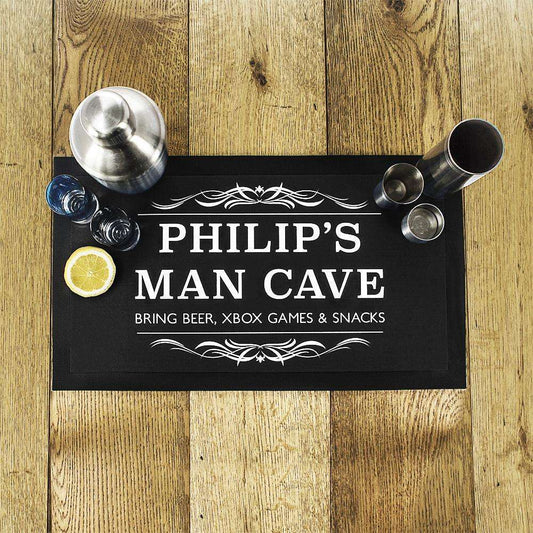 Gentlemen's Man Cave Bar Mat Placemat Treat