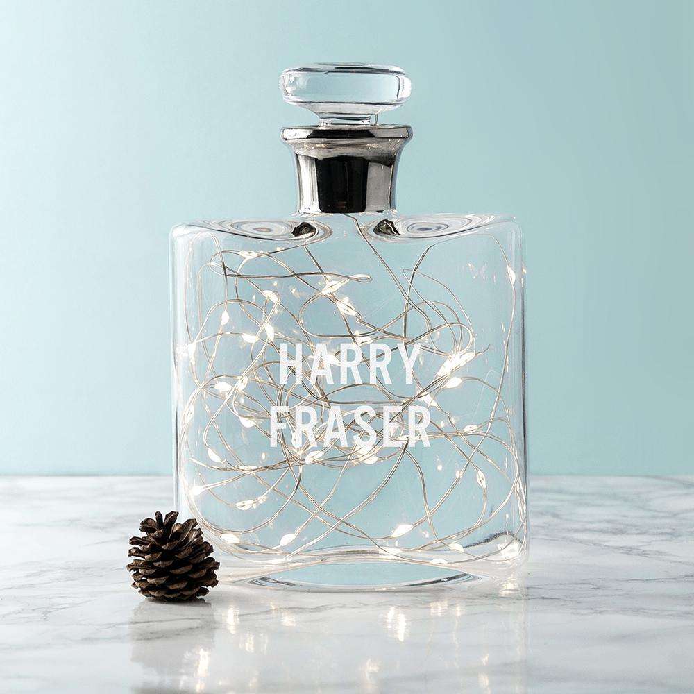 LSA Personalised Platinum Necked Decanter Glassware Treat