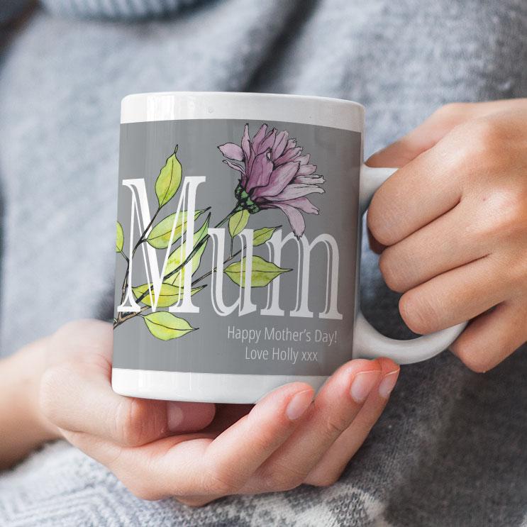 Personalised Floral Mother's Day Mug Mug Always Personal 