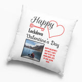 Personalised Lockdown Valentine's Day Cushion Photo Cushion Always Personal 