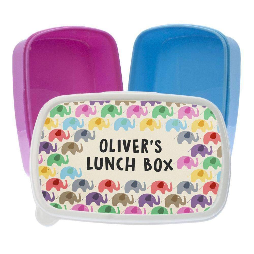 Patchwork Elephants Lunch Box Lunch Box Treat