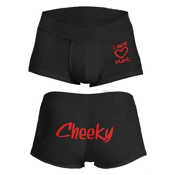 Personalised Love Boxer Shorts UK Next Day Delivery