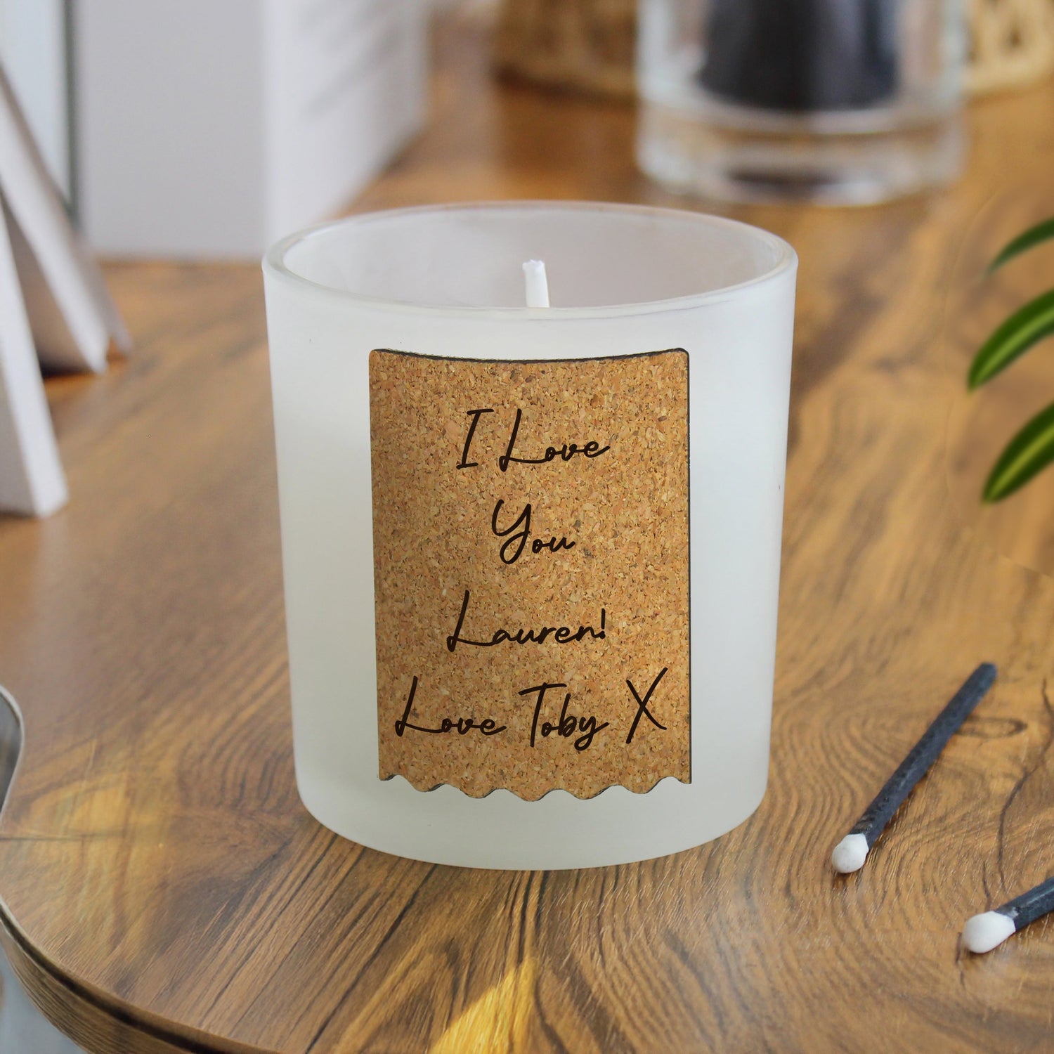 Personalised Candles and Candle Holders
