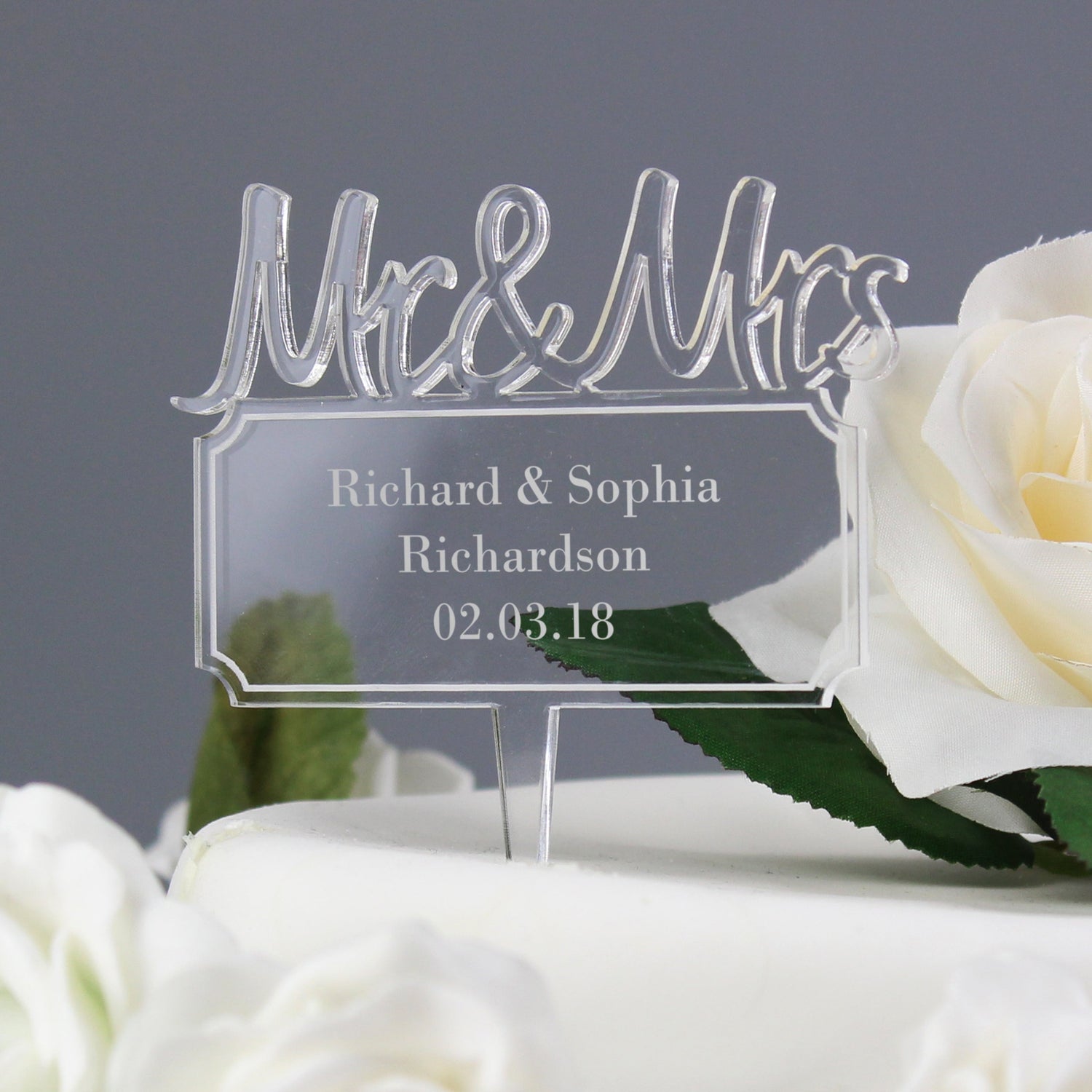 Personalised Wedding Cake Toppers