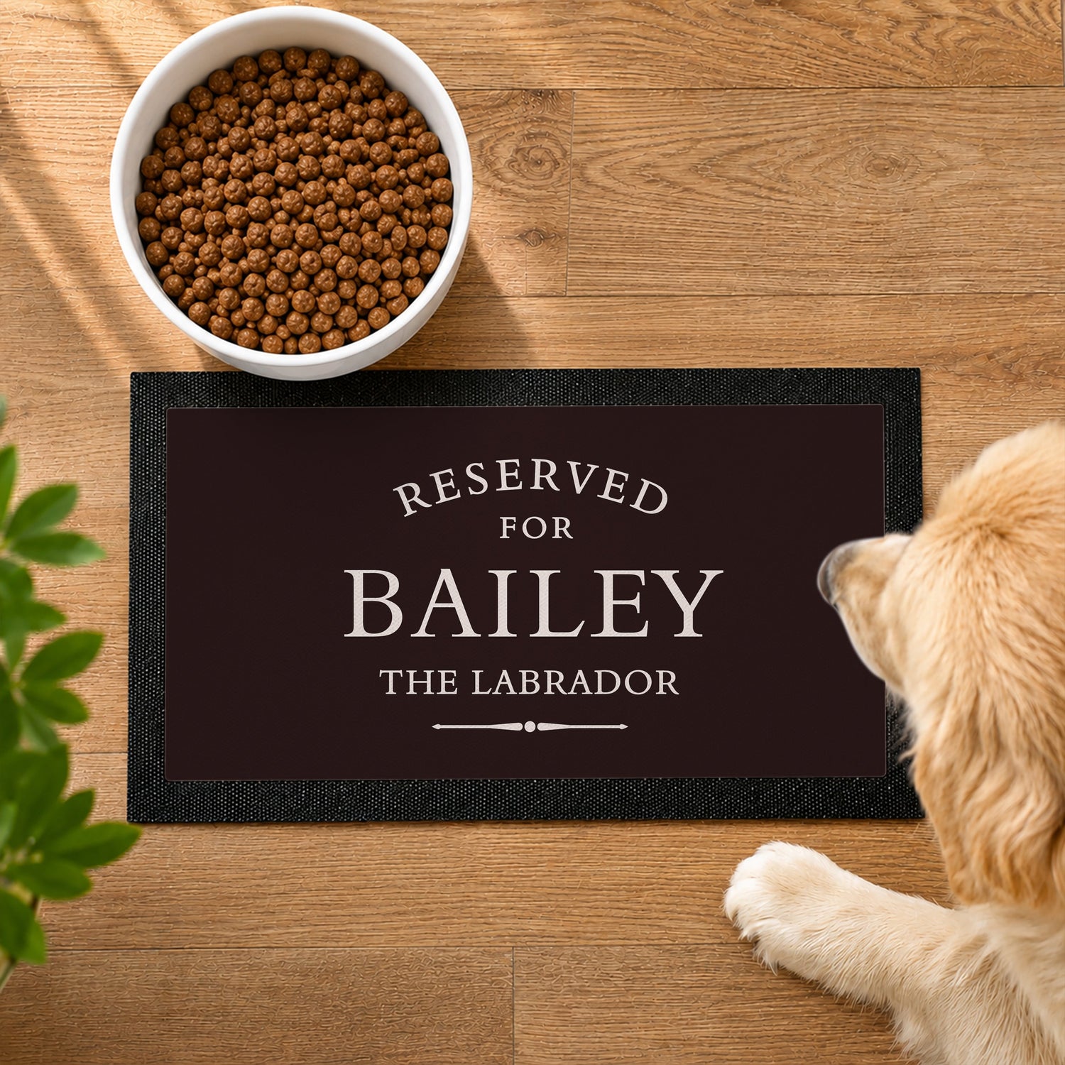 Personalised Pet Bowl Mats