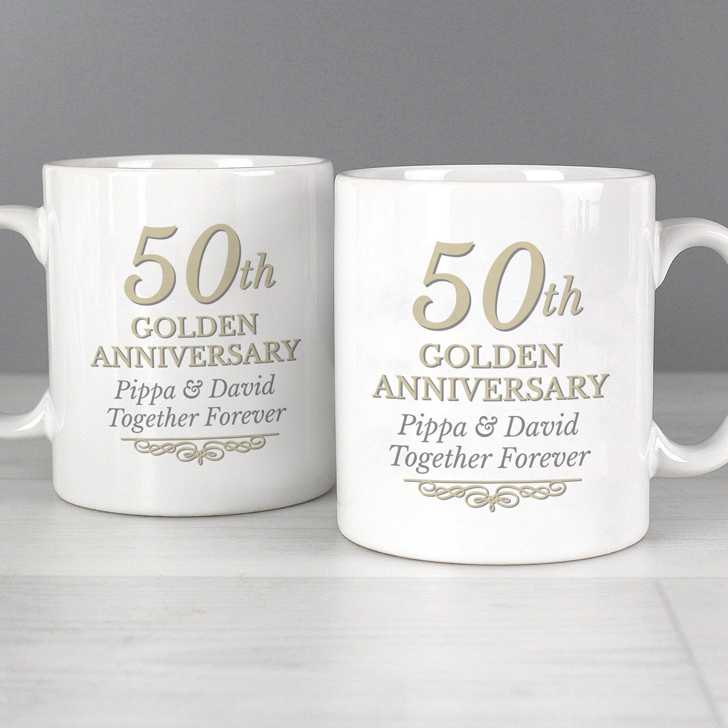 Personalised Anniversary Mugs