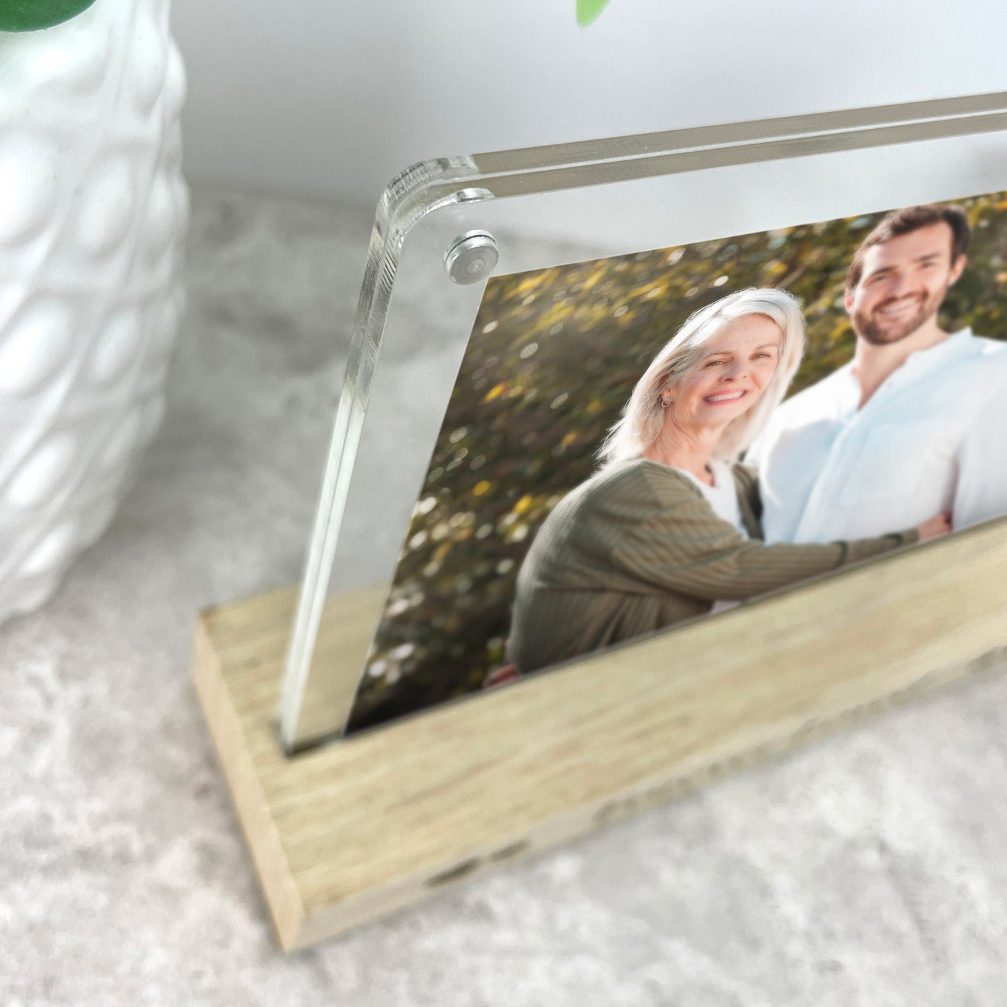 Personalised My Favourite Child Gave Me This Wooden Base 6x4" Photo Frame