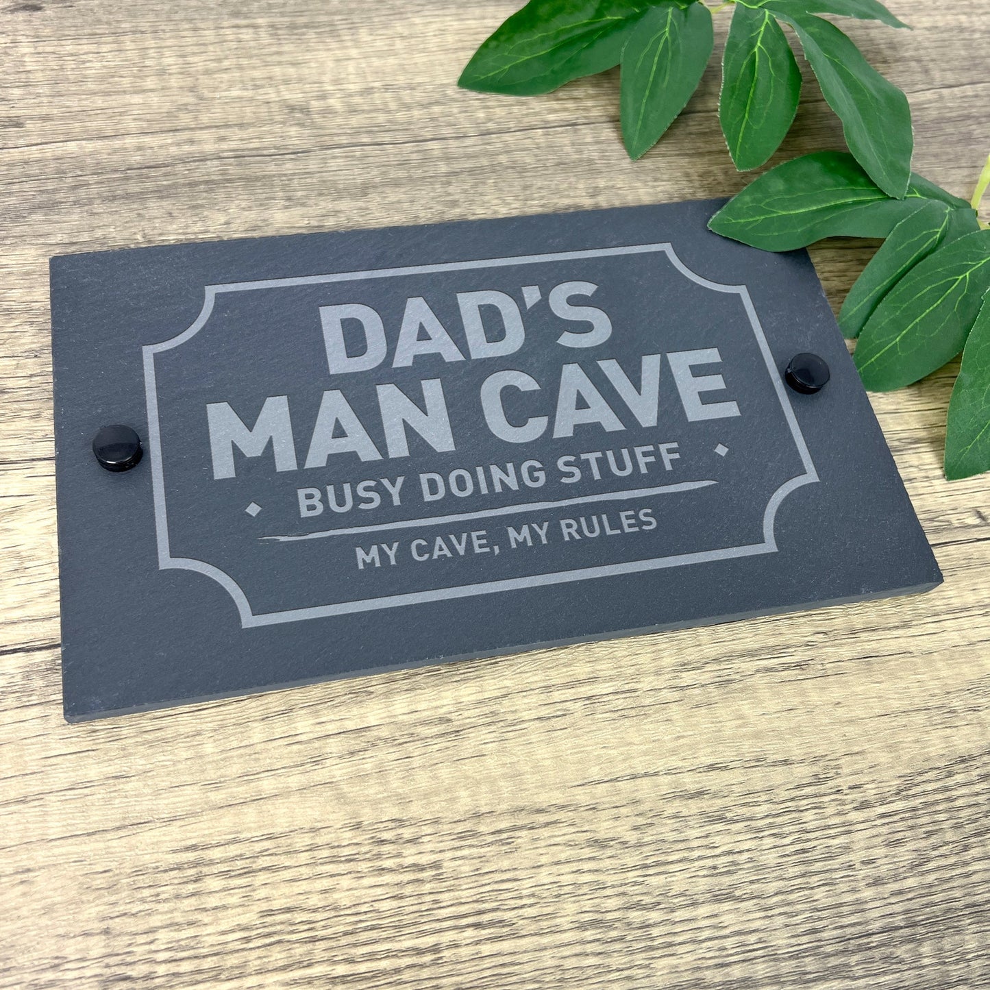Personalised Any Message Slate Wall Sign 25 x 15cm