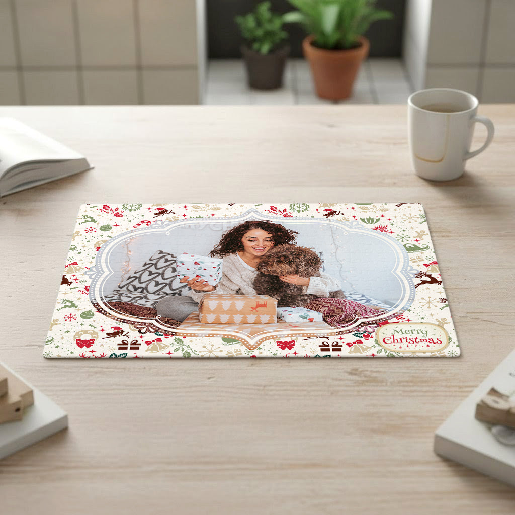 Christmas Photo Upload Jigsaw 300 Pcs + Metal Gift Tin