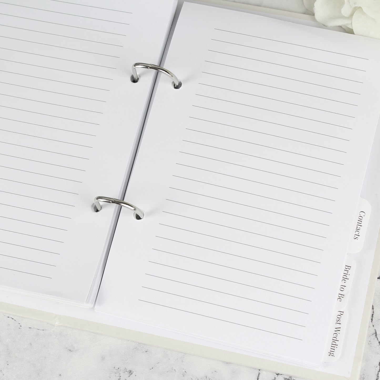 Personalised Botanical Border Wedding Planner