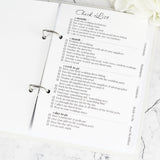 Personalised Botanical Border Wedding Planner