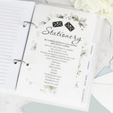 Personalised Botanical Border Wedding Planner