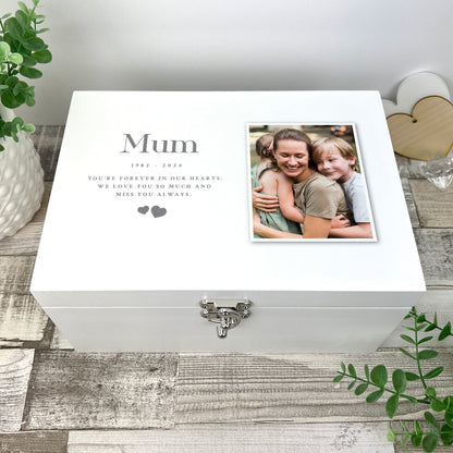 Personalised Memorial Photo Keepsake Box - 3 Sizes