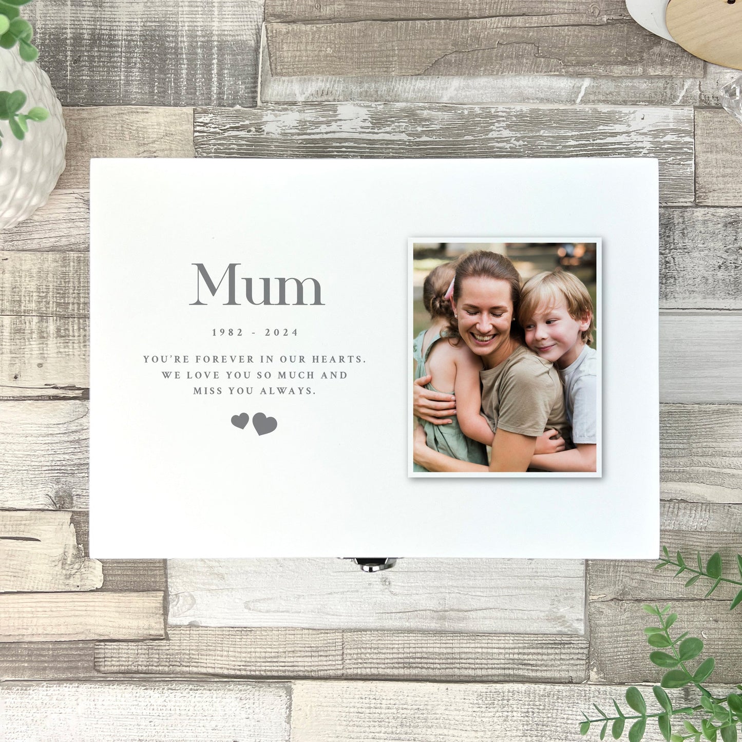 Personalised Memorial Photo Keepsake Box - 3 Sizes