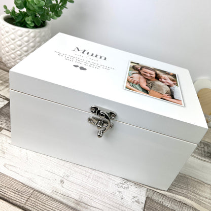 Personalised Memorial Photo Keepsake Box - 3 Sizes