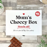 Personalised Mums Snack/Choccy Box White Hamper Box - 3 Sizes (22cm | 27cm | 30cm)