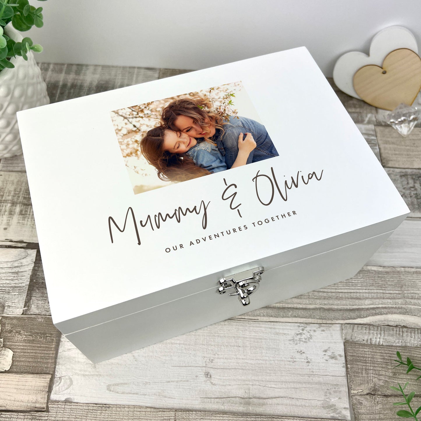 Personalised Our Adventures Together Photo Memory Box - 3 Sizes