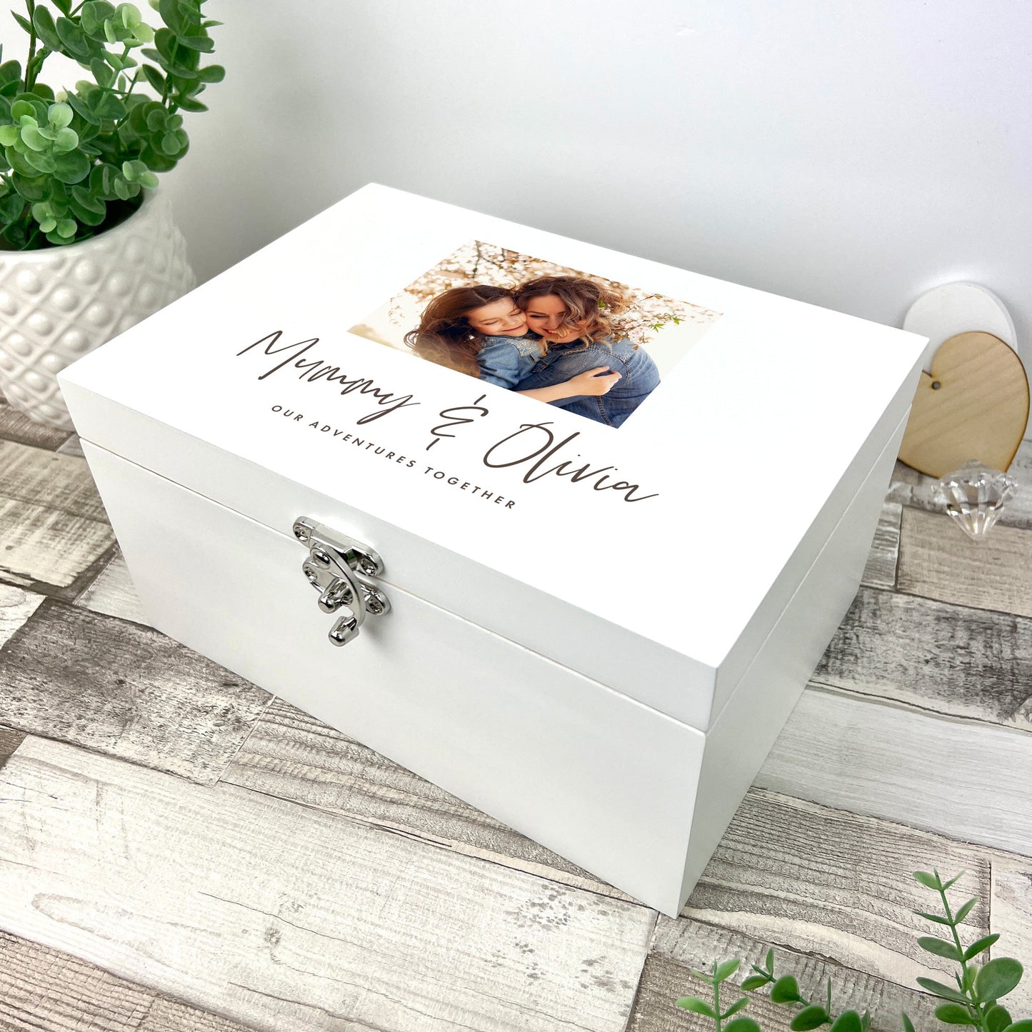 Personalised Our Adventures Together Photo Memory Box - 3 Sizes