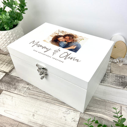 Personalised Our Adventures Together Photo Memory Box - 3 Sizes
