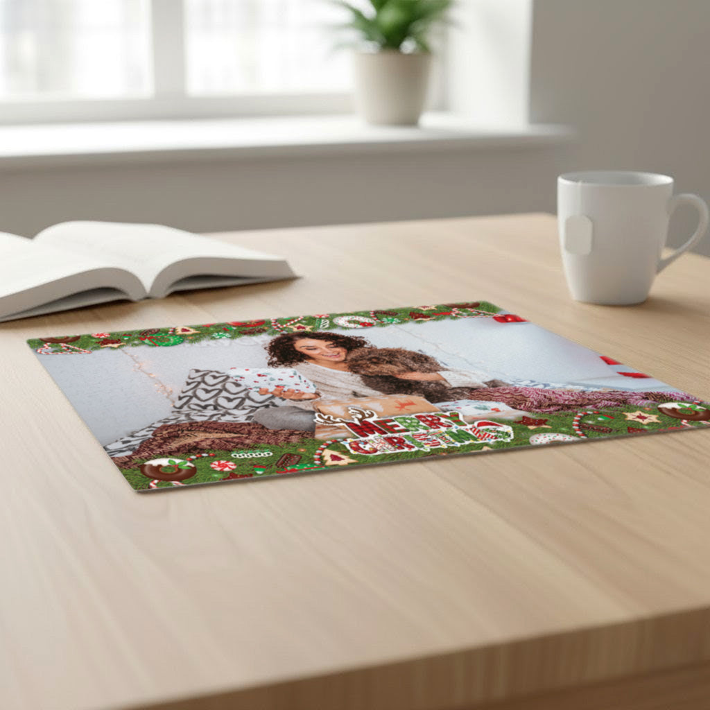 Christmas Treats Photo Upload Jigsaw 300 Pcs + Metal Gift Tin