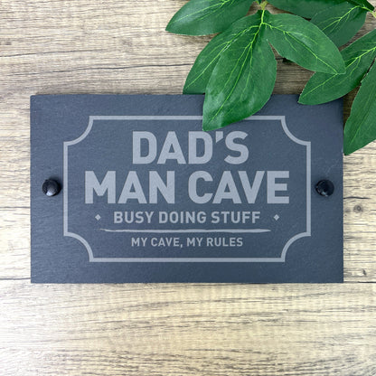 Personalised Any Message Slate Wall Sign 25 x 15cm