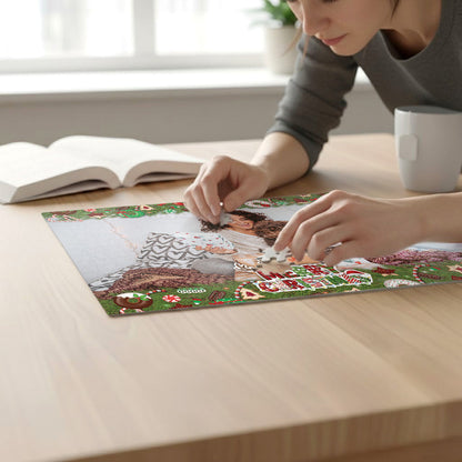 Christmas Treats Photo Upload Jigsaw 300 Pcs + Metal Gift Tin