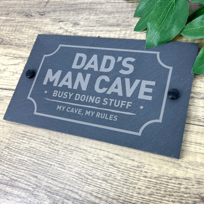 Personalised Any Message Slate Wall Sign 25 x 15cm