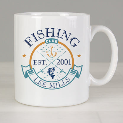 Personalised Fishing Club Mug