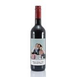 Personalised Photo Upload Red Wine