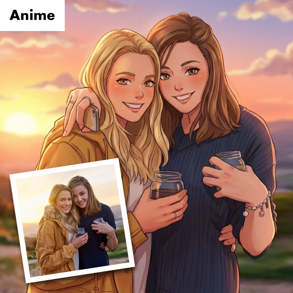 Your Favourite Photo Jigsaw with AI Photo Effects - 300 Pcs + Metal Gift Tin