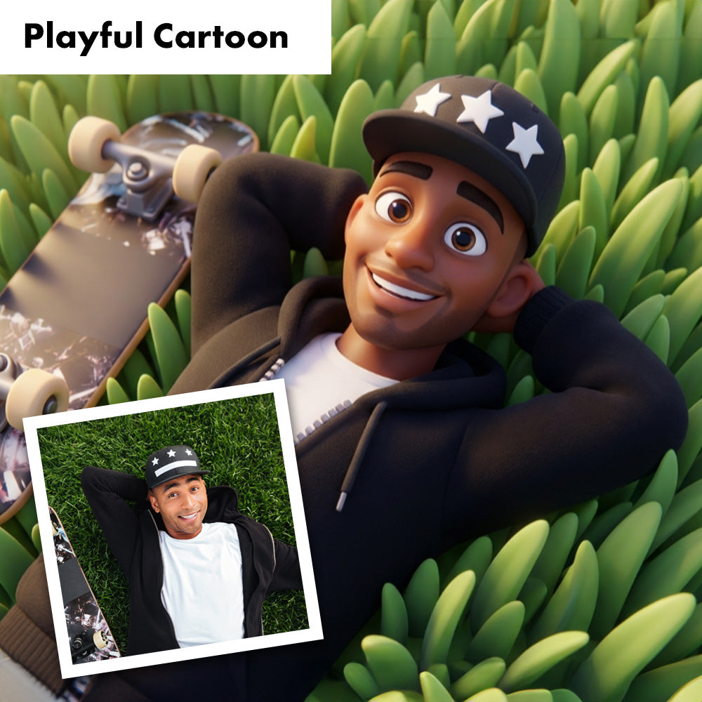 Personalised Giant Crystal Block Gift with AI Photo Effects